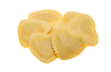 Italian ravioli isolated