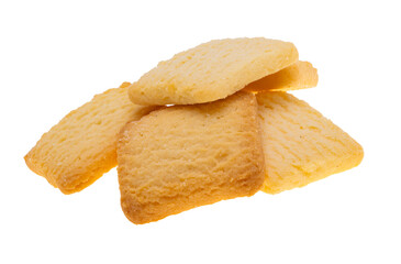 Fototapeta na wymiar butter cookies isolated