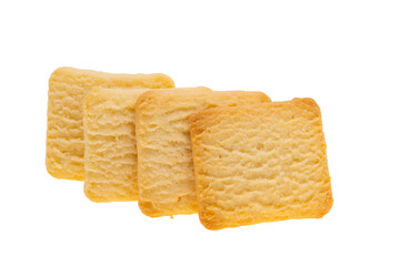 butter cookies isolated