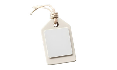  Blank Price Tag Isolated on a Transparent Background Clear-Cut Design