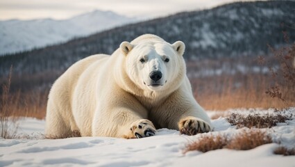 Obraz premium polar bear cub