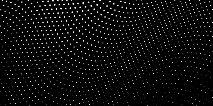 Abstract halftone wave dotted background. Futuristic twisted grunge pattern, dot, circles. Vector modern optical pop art texture for posters, business cards, cover, vector dots 