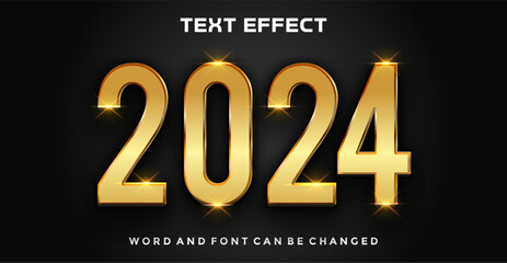 2024 editable text effect