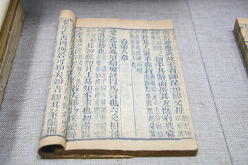 The Book of Changes in the Confucius Hall of Beijing Temple of Confucius