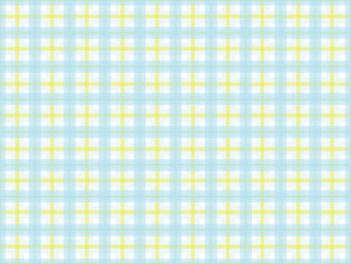 Watercolor pastel light blue and yellow plaid pattern handwriting background