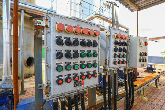 Control knob for biogas power generation system in a new energy company