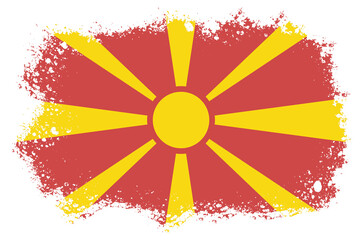 Macedonia Country Flag