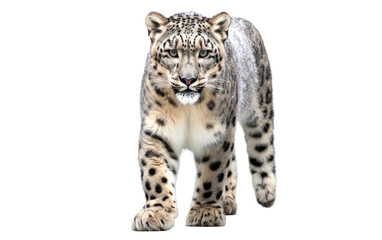 Snow Leopard Excellence On Transparent PNG