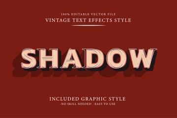 Classic 3D Vintage Editable Text Effects - Ai Layer Style