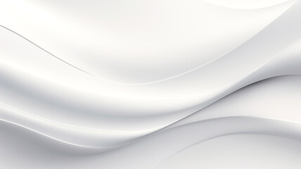 Abstract White Wave Pattern on Textile Background