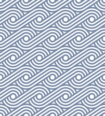 Seamless abstract geometric pattern in a modern style