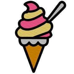 ice cream cone