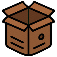 cardboard box icon
