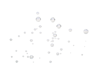 air bubbles on transparent png