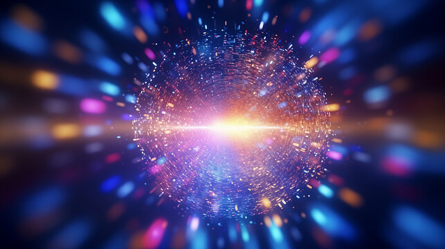 luminous wave particle effect 