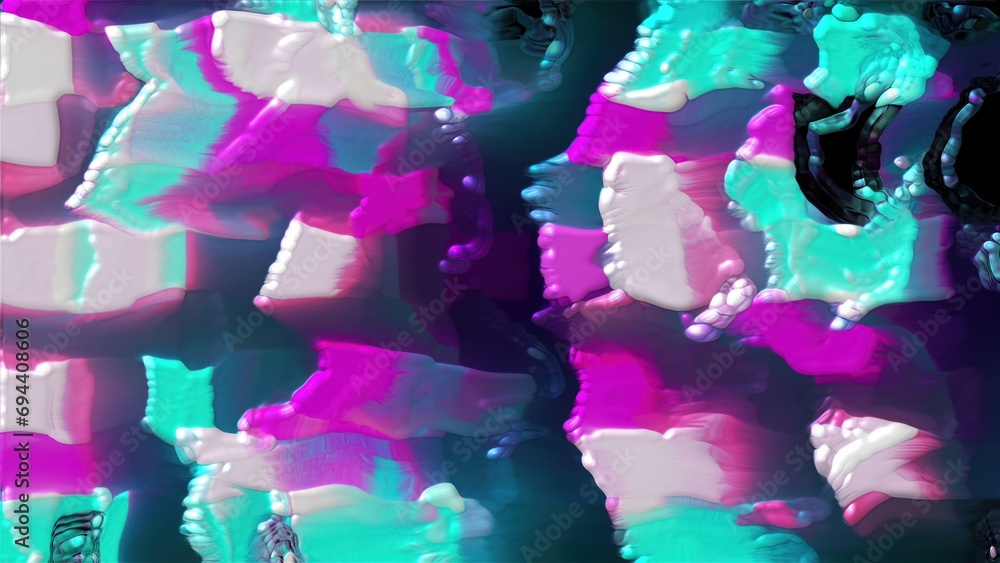 Aufkleber abstract glass texture. computer generated 3d render