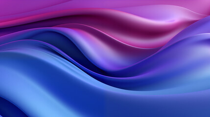 Fototapeta premium Wave abstract liquid background. Fabric background. Gradient background. Ai