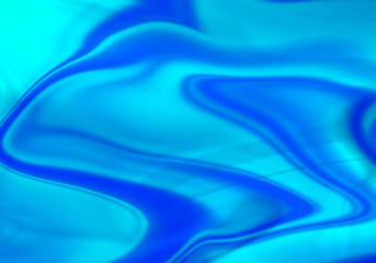 Fondo de mezcla de pintura azul con curvas. 