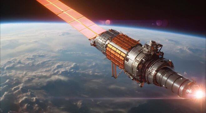 satellite in space