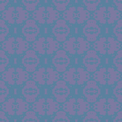 Blue and white watercolor ornament painted with watercolor on paper.