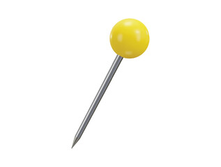 3d push pin icon vector illustration