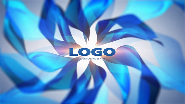 Clean Gentle Flower Logo Reveal