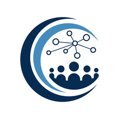 logo group of people from the connection company