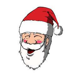 happy santa claus for christmas