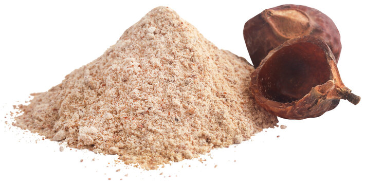 Aritha or Sapindus mukorossi with powder