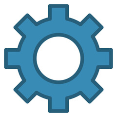 Gear Blue Icon