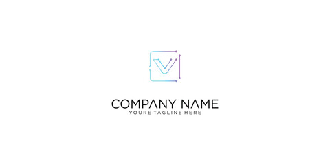 Creative of A to Z letter logo designs with modern technology concepts | premium vector