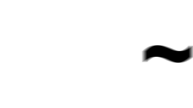 Animation set, tilde symbol. Animations: transparency, zooms, transition top to down, transition left to right, slide up to down, slide left to right
