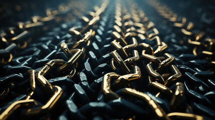 Forged Resilience: Heavy Chain Impression. Generative AI