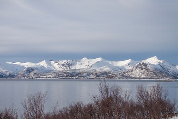 Winter on Veterålsfjellene (Langøya island)