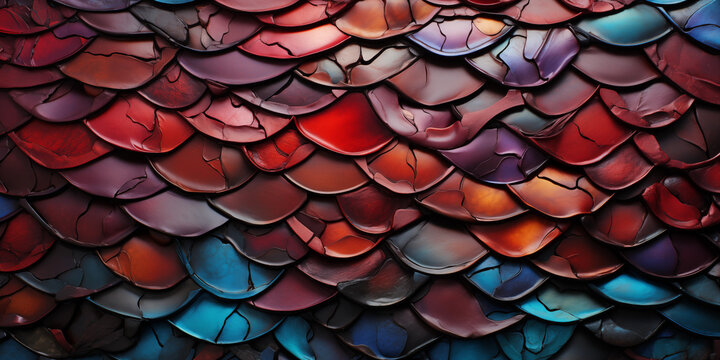 Sfondo a scaglie. Ai generated.