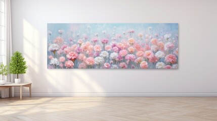 an image of a blooming garden, its flowers in full blossom against the pure white canvas, showcasing the natural elegance and grace of the floral wonders found in a peaceful garden setting.