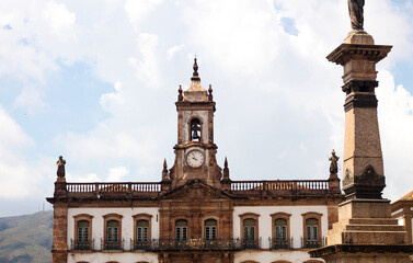 inconfidência museum, in the state of minas gerais, in the historic city of ouro preto, brazil