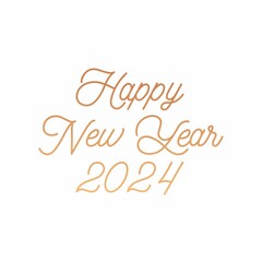 Obraz na płótnie Canvas Happy New Year 2024 celebration 