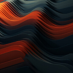 Abstract Artistic Backgrounds: Blue Citrus Close-up with Crimson Design
