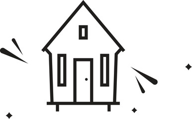 Home renovation, house before and after repair. New and old suburban cottage. Remodel construction. Old run-down house remodeled into cute traditional 