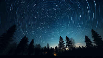 starry night sky