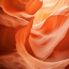 Abstract details of orange slot canyon wall, Antelope Canyon X, Page, Arizona, USA