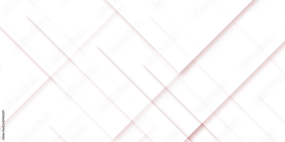 Aufkleber light red on white geometric abstract background. seamless white background with dynamic and modern 