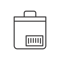 Qr Code Shopping Bag Icon