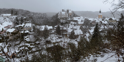 Winterlandschaft in Hohnstein/Sachsen 4