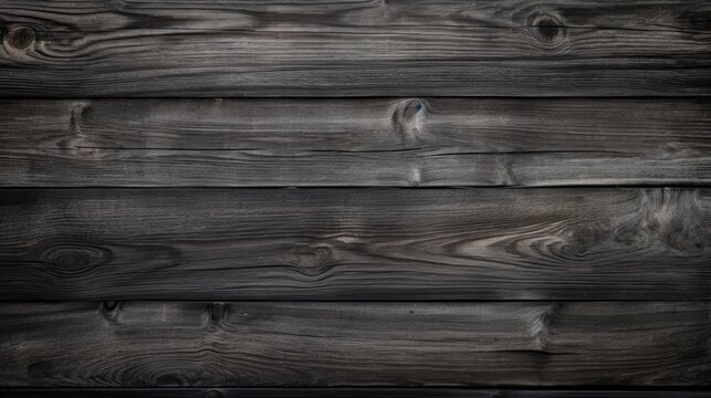 Planks wooden background or wood grain black texture
