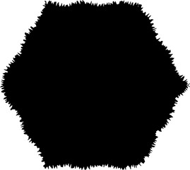 Jagged rectangles collection. Set of black grunge element, shapes with jagged edges. Torn paper...
