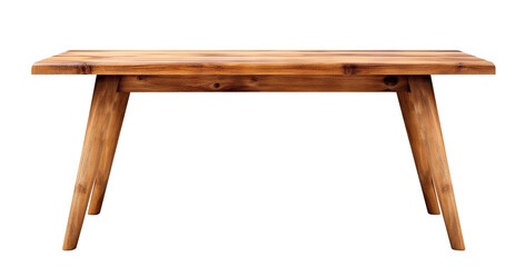 Wooden table, cut out