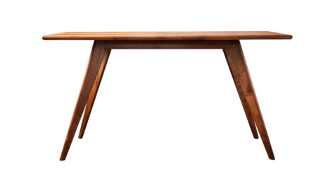 Wooden table, cut out