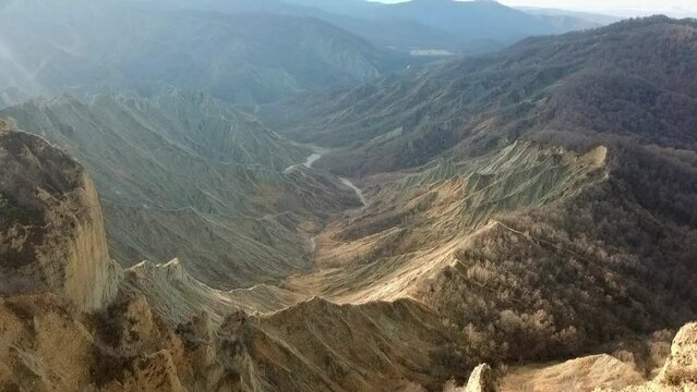 Tsiv Gombori pass and desert in Kakheti , Georgia. amazing half-desert and beautiful natures

